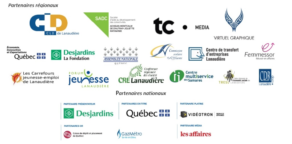 Partenaires régionaux Concours québécois en entrepreneuriat Lanaudière