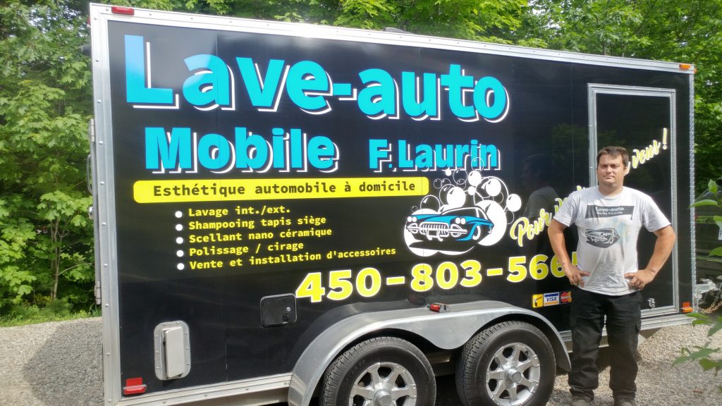 François Laurin, propriétaire Lave-Auto mobile F.Laurin